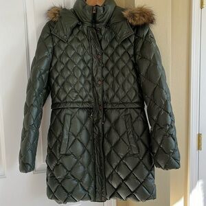 Marc New York Kava quilted-down jacket Sz M
